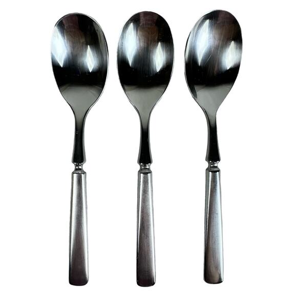Dansk ANVIL IHQ Japan Vintage 1980s Stainless Satin TEASPOONS-6.5”-Set of 3 - Picture 1 of 4